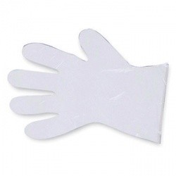 Gants non stériles 5 doigts en Polyéthylène Taille unique - Sachet de 100 pièces - 4940005