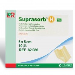 Pansement hydrocolloïde Fin Suprasorb® H 5x5cm Boite de 10 - 82086