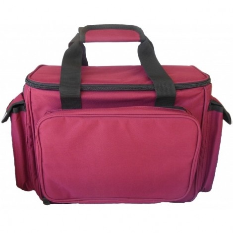 MALLETTE Classic Med Bag souple polyvalente Medecins-Infirmiers couleur bordeau-TRI010